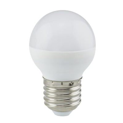 LANDLITE LED mini globe bulb E27, G45, 4.9 W, 470 lm, 3000 K warm white