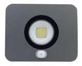 LANDLITE LED-FL-30W/MCL LED floodlight with motion sensor – 30 W, 1850 lm, 3000 K, IP65