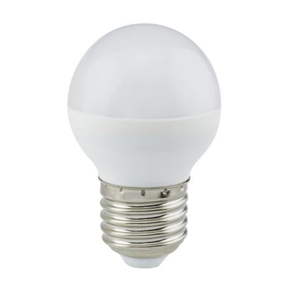 LANDLITE LED mini globe bulb E27, G45, 4.9 W, 470 lm, 4000 K neutral white