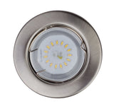KIT-57A LED GU10 downlight kit – 3×1.5 W SMD, warm white, chrome
