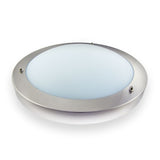 VISOLA CL077 Badleuchte – 2×E27 60W, mattes Chrom, D40cm, IP44