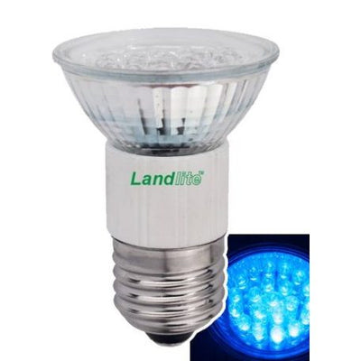 LANDLITE LED coloured bulb E27, 1.5 W, 45 lm, blue