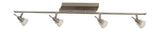 SLB46-217-4 wall light – 4×JC 35 W, with 150W transformer, matt nickel, opal glass