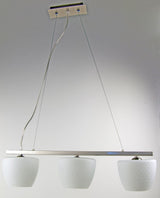 MW-5362/3P-S pendant light – matt chrome, downward-facing