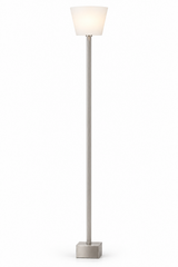 QUBELLE F1L floor lamp – 1×G9 40 W, satin nickel