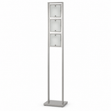 SHARONA MW-5424/3F floor lamp – silver grey