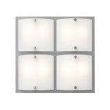 ARTUS 1174 wall/ceiling light – 4×G9, 40 W, chrome base, matt white glass