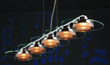 CELINA pendant light – 5x60 W G9