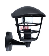 ANCO Cologne outdoor wall lamp – E27, max. 60 W, IP44, upward-facing, black