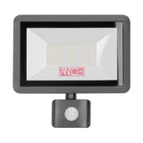 ANCO LED floodlight with motion sensor – 50 W, 4000 lm, 4000 K, IP44