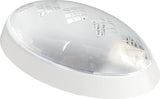 ANCO wall light, plastic, E27, max. 60 W, IP20, white