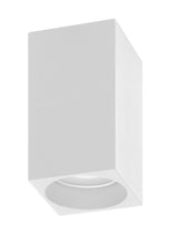 ANCO GU10 surface-mounted ceiling light, cube, aluminium, IP20, white