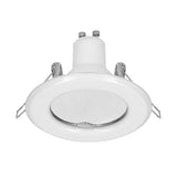 ANCO recessed spotlight frame, fixed, round, GU10/MR16, white