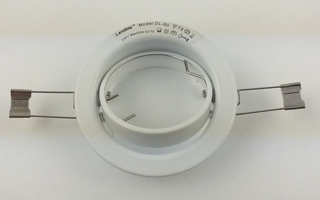 DL-60 (230V) white, Downlight, industrial package