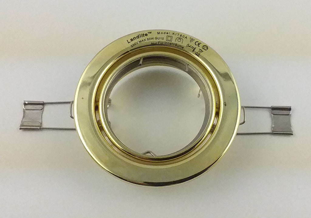 DL-60 (230V) brass, Downlight, industrial package