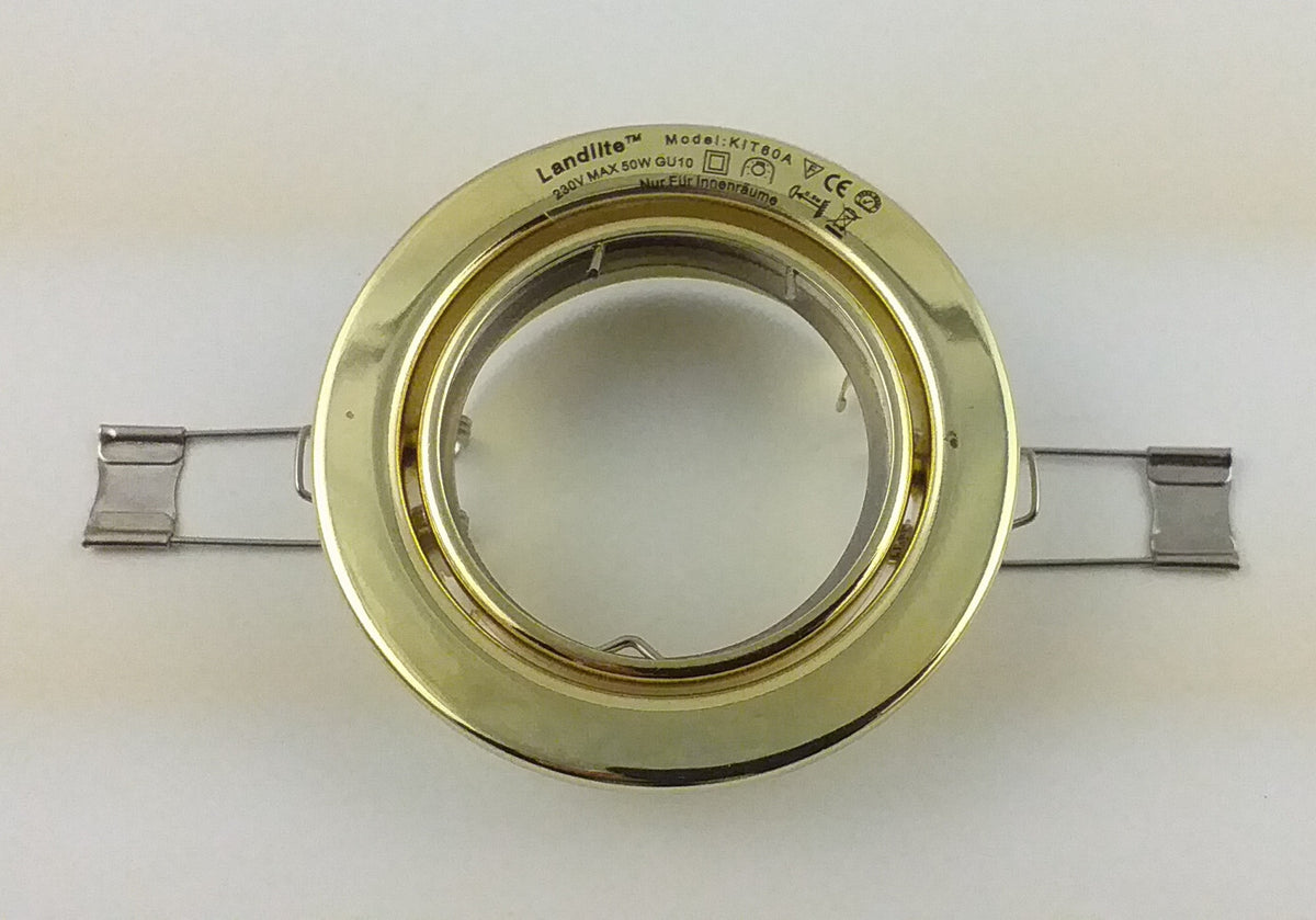DL-60 (230V) brass, Downlight, industrial package