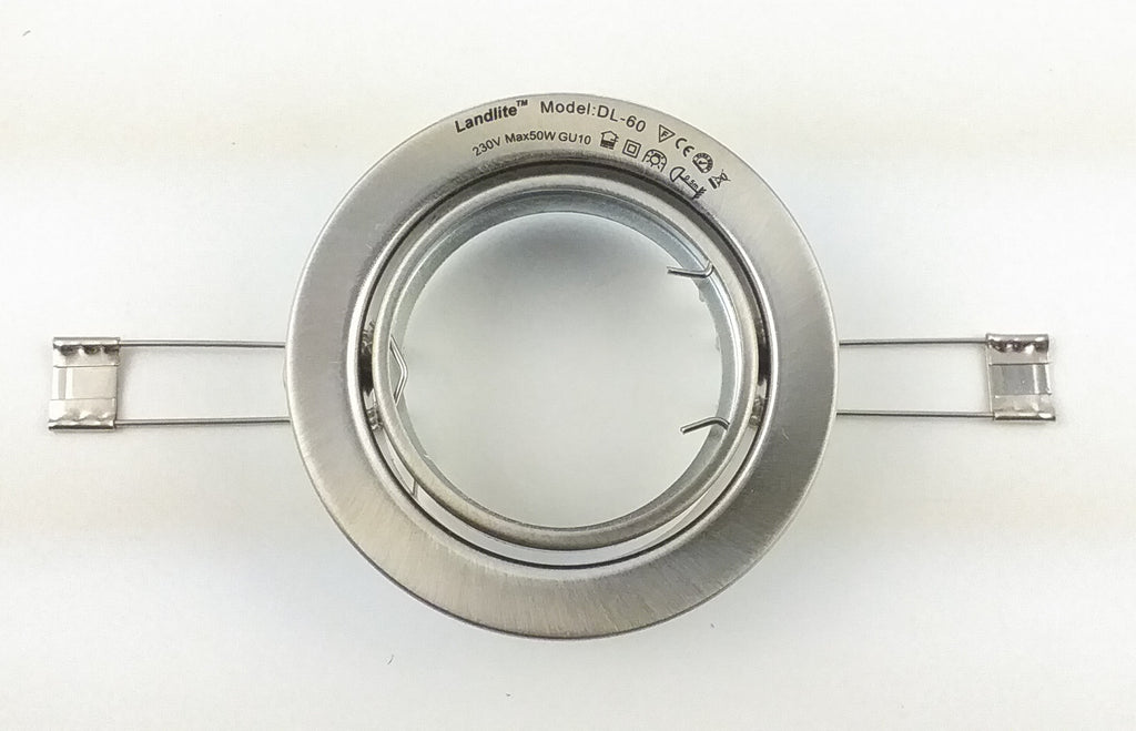 DL-60 (230V) mat chrome, Downlight, industrial package