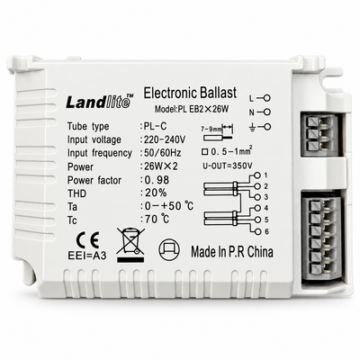 LANDLITE EBT-226 elektronisches Vorschaltgerät (EVG) 2x26W G24q-3 (PL-C / DUE, 4-polig) – 01CEL037B
