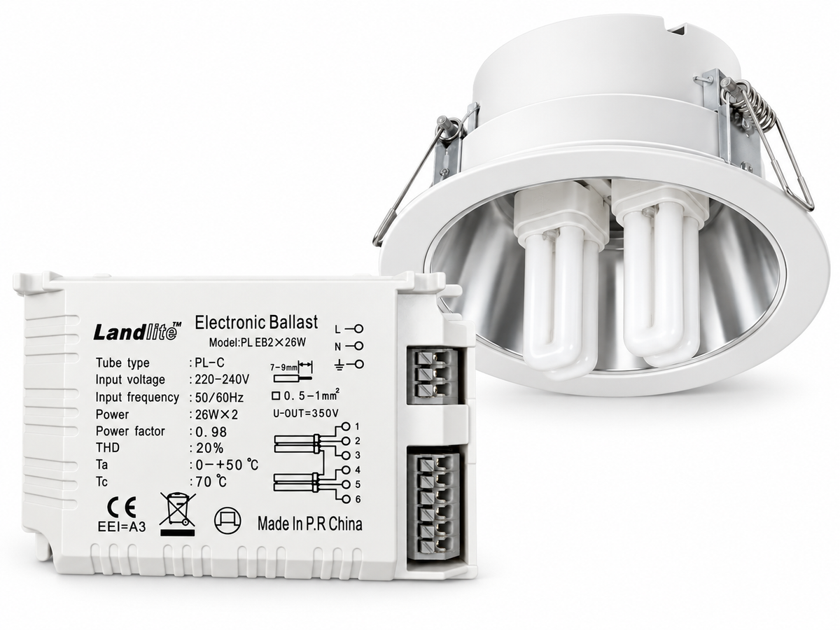 LANDLITE EBT-226 előtét a DL-526 2x26W mélysugárzóhoz