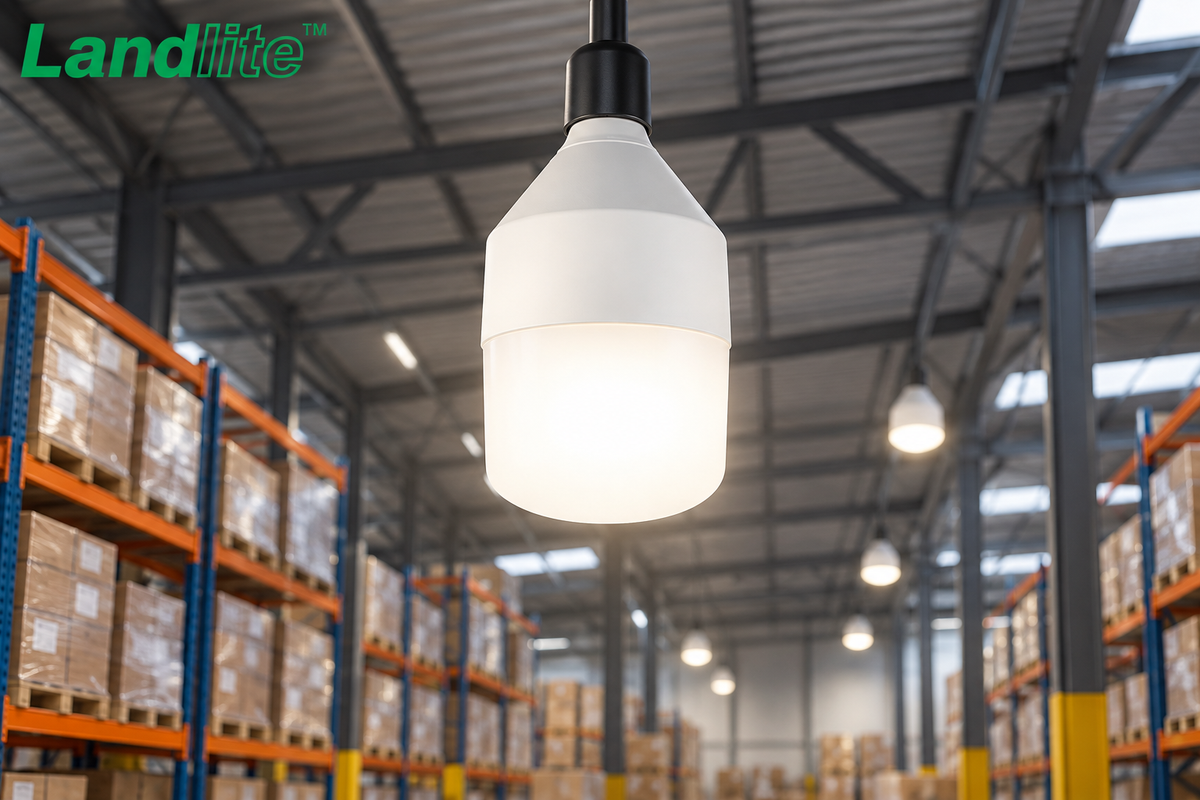 LANDLITE LED E27 55W T140 5300lm 4000K – Hallenbeleuchtung