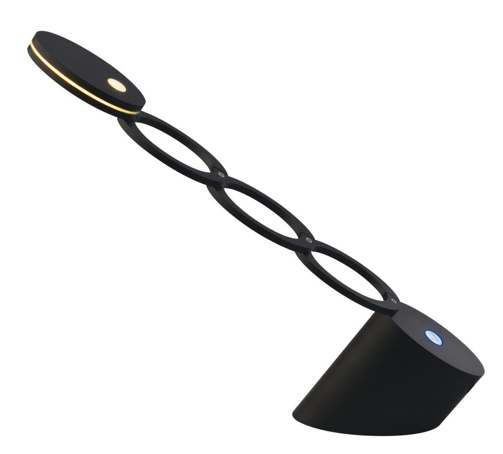 LANDLITE TLE-041 LED asztali lámpa – 6 W, 3000 K, fekete