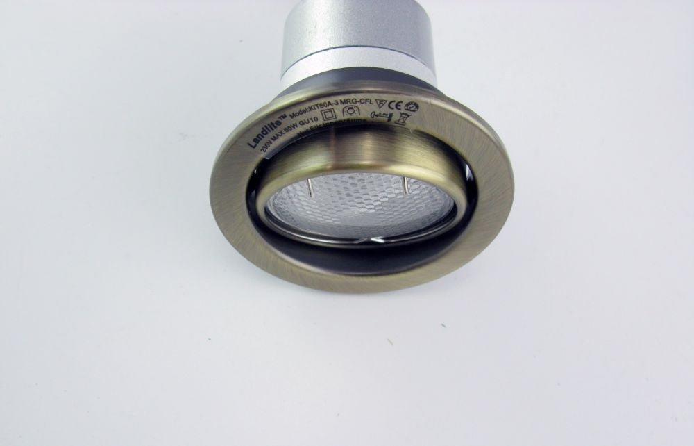 KIT-60A-3X13W CFL-GU10 2700K antique bronze, DownLight Kits
