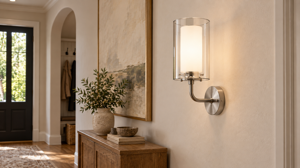 V2061/1WL wall light – 1×40 W, E14