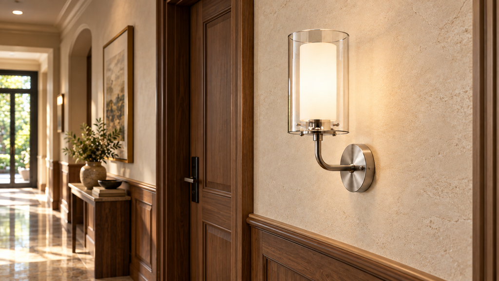 V2061/1WL wall light – 1×40 W, E14