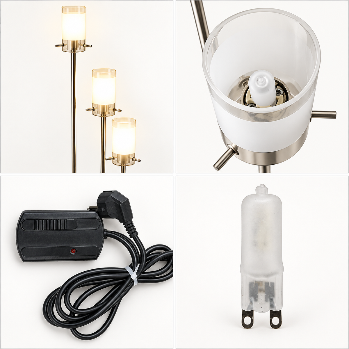 V2056/3F Stehleuchte – 3×G9 40 W