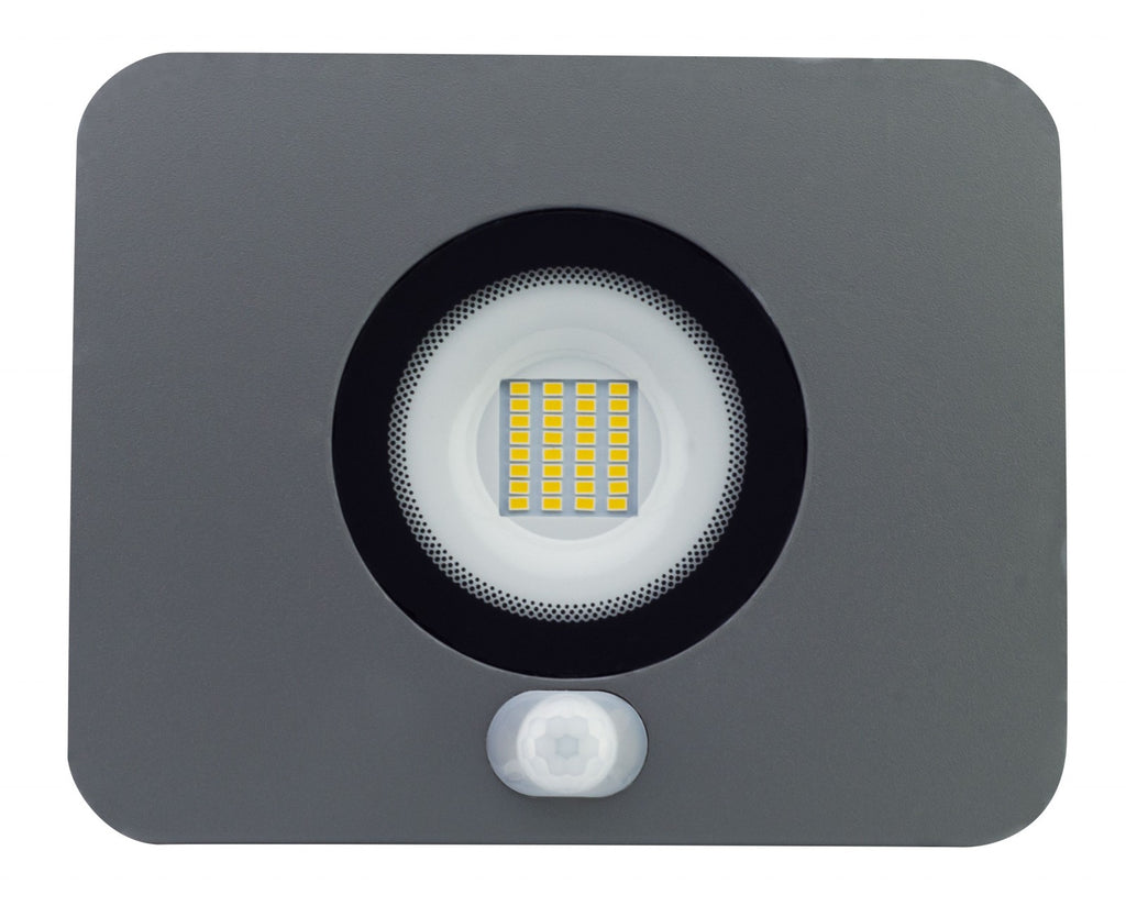 LANDLITE LED-FL-30W/MCL LED reflektor mozgásérzékelővel – 30 W, 1850 lm, 3000 K, IP65