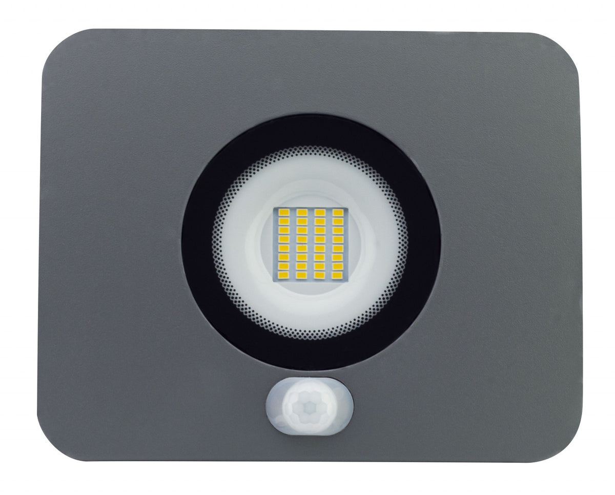LANDLITE LED-FL-30W/MCL LED reflektor mozgásérzékelővel – 30 W, 1850 lm, 3000 K, IP65