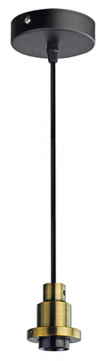 LANDLITE PL-M-046 függesztett lámpa – E27, max. 60 W, matt barna bronz