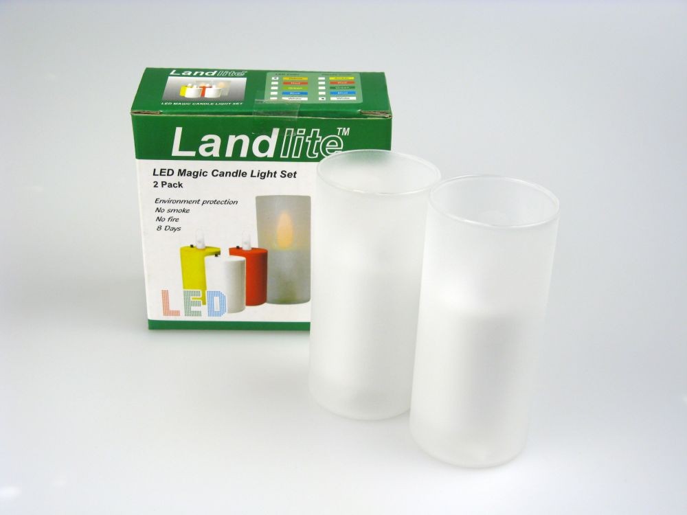 LED/CAL-01 yellow LED, 2pcs/set, LED Candle Light Set