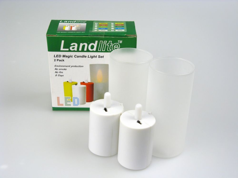 LED/CAL-01 yellow LED, 2pcs/set, LED Candle Light Set