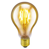 LANDLITE LED filament bulb E27, A75, 7.3 W, 710 lm, 1700 K extra warm white, vintage