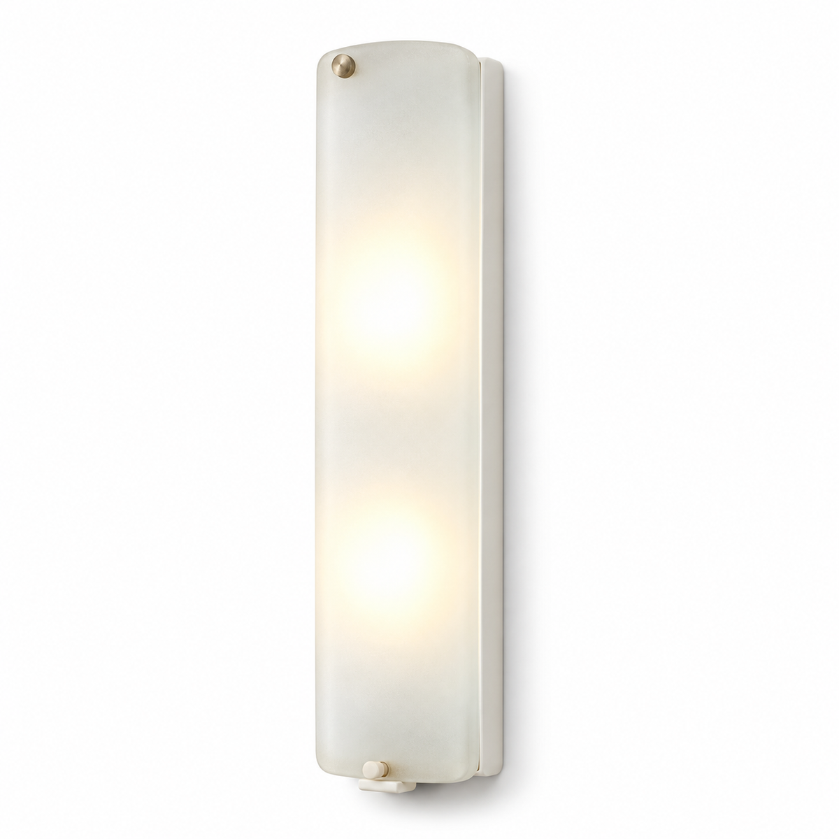 V22154W Wandleuchte – 2×E14 40 W, 34 cm, mit Schalter, Chrom matt