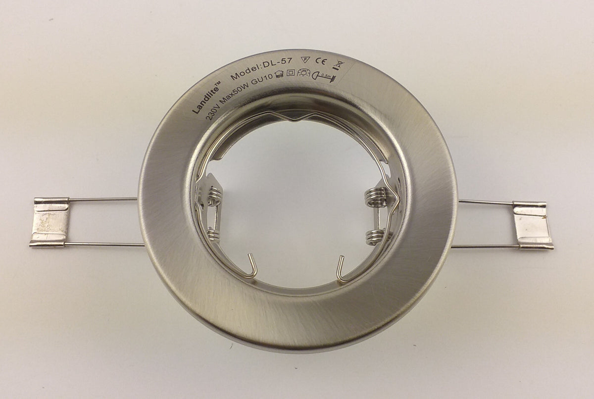 DL-57 (230V) mat chrome (M.CP), Downlight without lamp, without holder