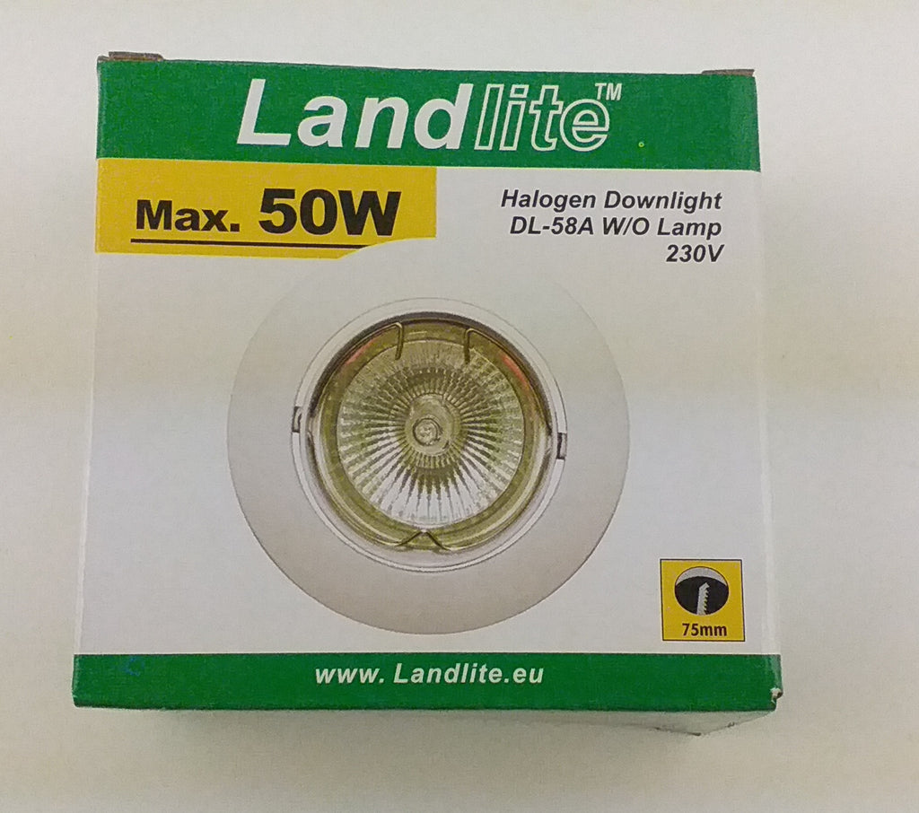 DL-58A 230V white (WH), Halogen Downlights