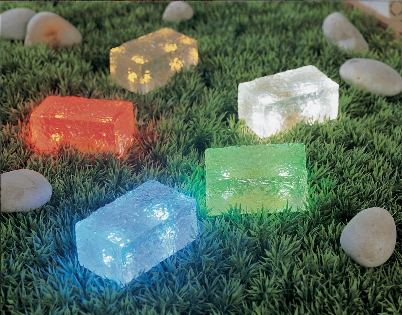 LED Icebrick KIT-5 BLUE (LED-G11-5X0.5W, kék), Jégtégla lámpa