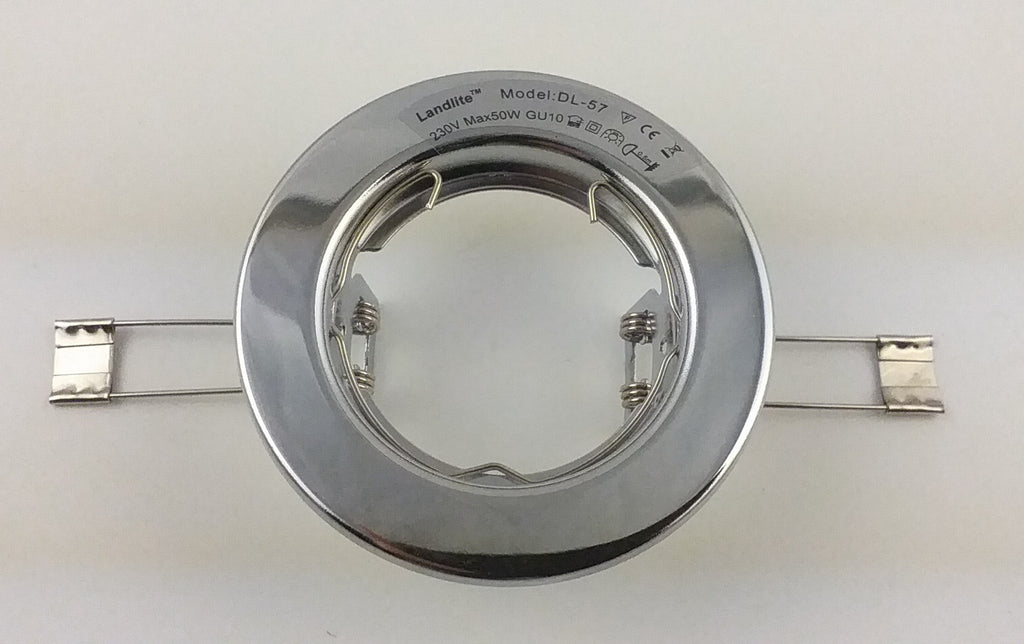 DL-57 (230V) chrome (CP), Downlights, without lamp,without holder