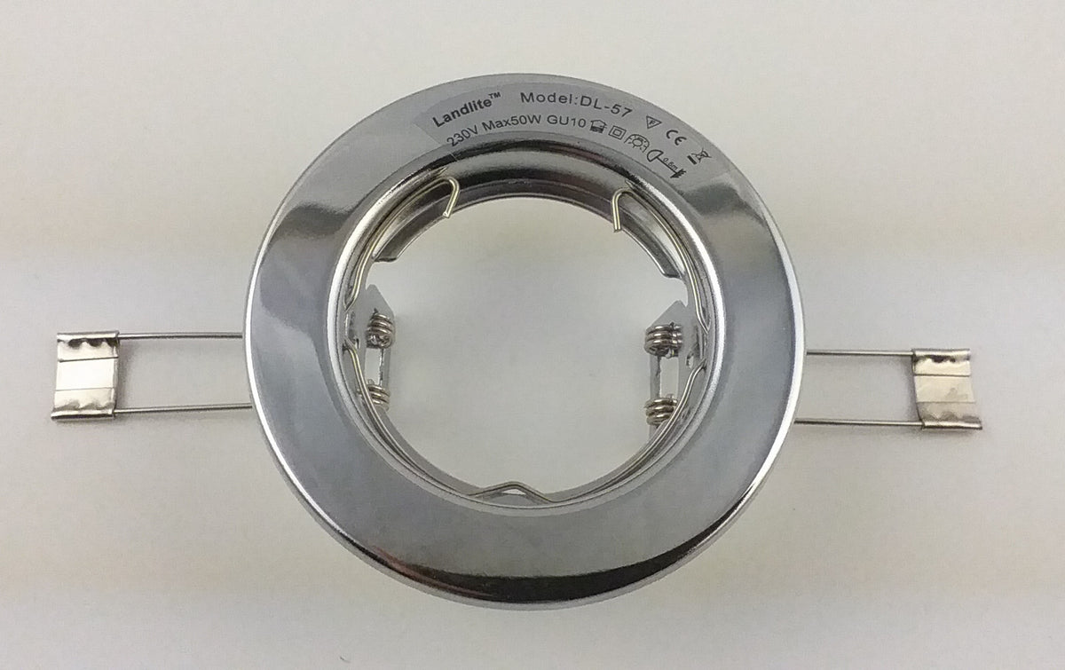 DL-57 (230V) chrome (CP), Downlights, without lamp,without holder