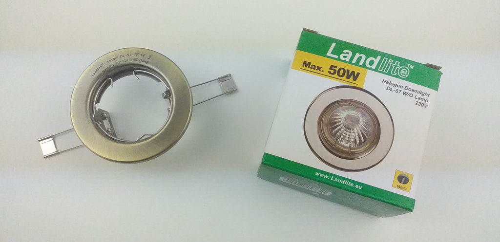 DL-57 (230V) antique bronze, Landlite, Halogen Downlights