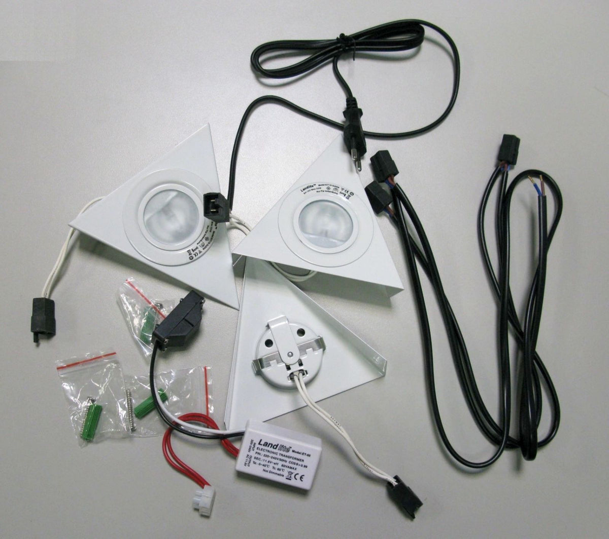 KIT-15-3X20W, brass, Halogen Kits