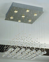 CANNES MD51104-7B ceiling light – stainless steel, GU10, 50W
