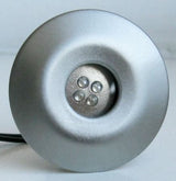 LED-GR02-4X1.0W in-ground LED kit – 4×1.0 W, matt chrome, blue LED