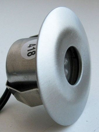LED-GR02-2X1.0W kiegészíto, mat króm, kék LED