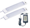 UCC-106-2, 2x12V 6W, with switch power, coolwhite, Cabinet Light