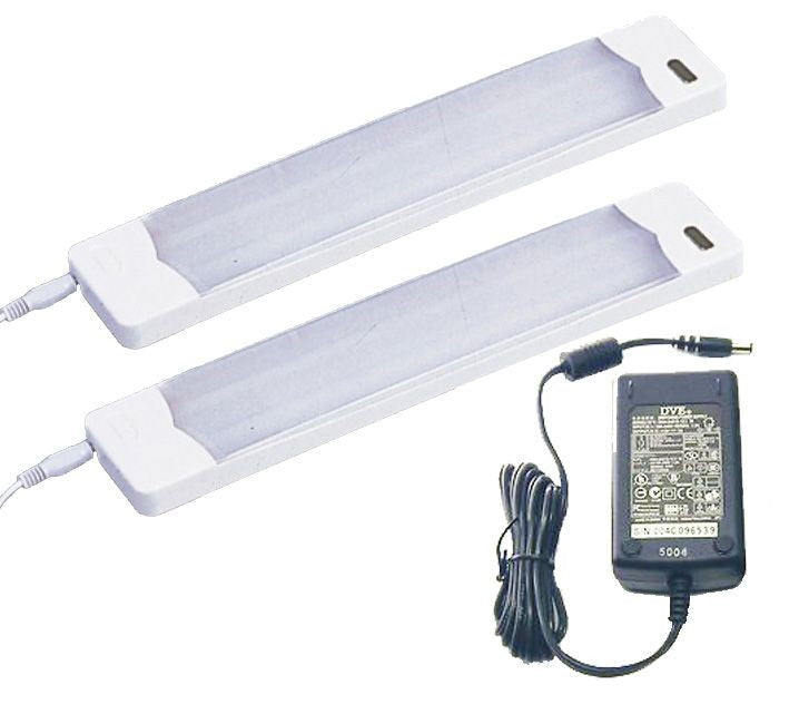 UCC-106-2, 2x12V 6W, with switch power, coolwhite, Cabinet Light