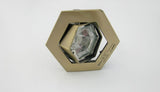 KIT-82 halogen recessed light kit – 3x50W, GU10, hexagonal, antique bronze