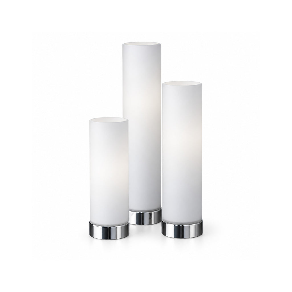 LANDLITE Mini Tube decorative table lamp set, 3 pcs, E14, max. 3 × 40 W